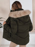 DAMEN STEPP-WINTERJACKE | KAPUZEZWEI-WEGE-REISSVERSCHLUSS